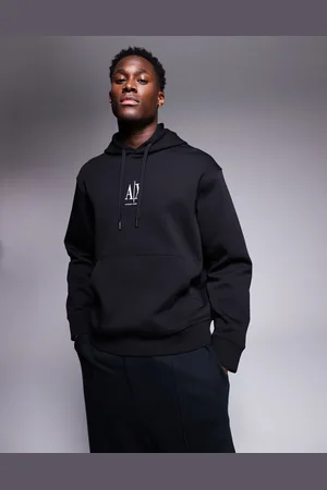 Armani Exchange Hættetrøje med centralt logo
