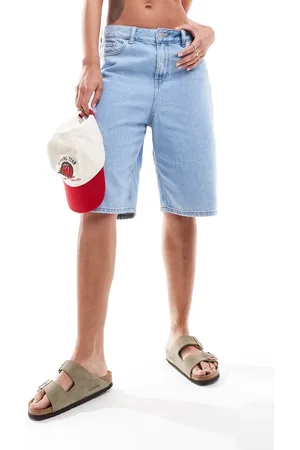JJXX Posede denimshorts i lyseblå
