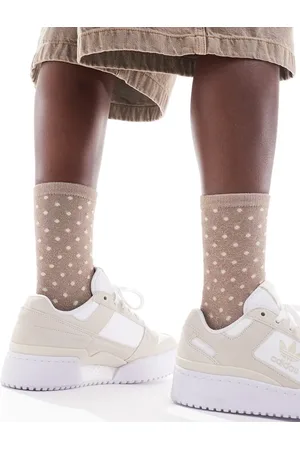 Pieces® Beige sokker med glimmer og prikker-Neutral