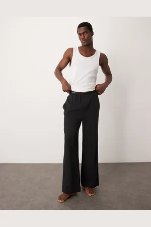 Calvin Klein Modern Cotton - Sorte lounge-pyjamasbukser