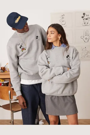 ASOS Oversized unisex-sweatshirt med med Disney Mickey Mouse