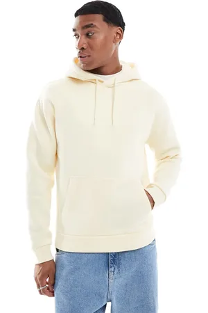 Hollister Afslappet og råhvid hættetrøje med ikonlogo-Neutral