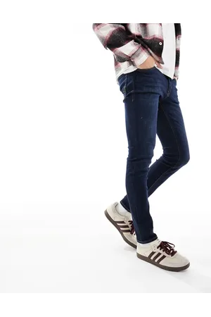 JACK & JONES Intelligence - Liam - Mellemblåvaskede jeans i skinny pasform