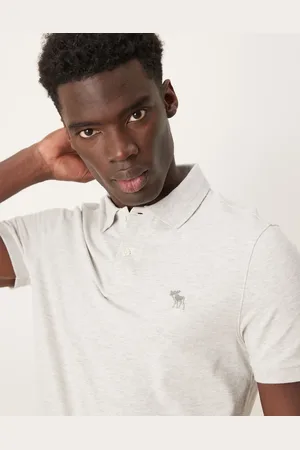 Abercrombie & Fitch T-shirt med rund hals og forhøjet logoikon med elg