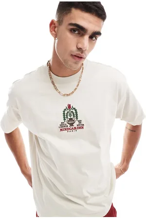 Cotton On Cotton On - Mindgarden - Afslappet T-shirt i benhvid