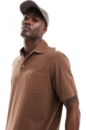 Ralph Lauren Polo med klassisk oversized pasform og lomme i bomuldshør