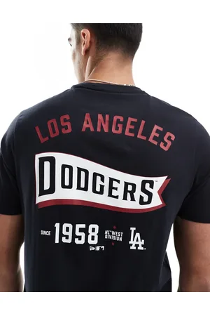 New Era LA Dodgers - T-shirt med grafik på ryggen-Marineblå