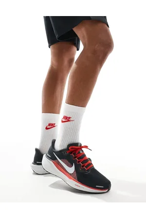 Nike Air Zoom Pegasus 41 - Grå og røde sneakers