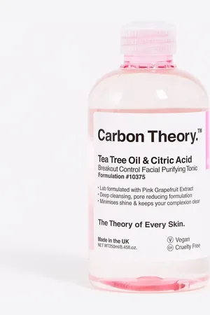 Carbon Theory Tea Tree Oil & Citric Acid Breakout Control Facial Purifying Tonic, 250 ml