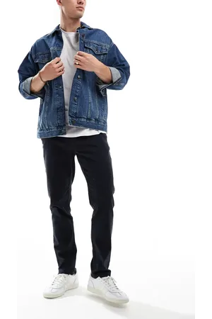 Only & Sons Marineblå chinos i slim fit-Sort