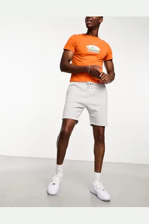 COLLUSION Gråmelerede jerseyshorts
