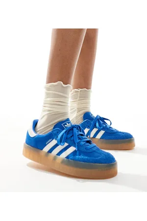 adidas Sambae - Blå/hvide sneakers