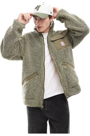 Wrangler Casey Jones - arbejdsjakke i imiteret lammeskind