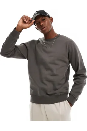 Weekday Gråbrun sweatshirt-Sort