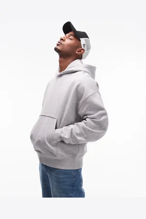 Topman Premium - Oversized og hættetrøje i kraftigt stof