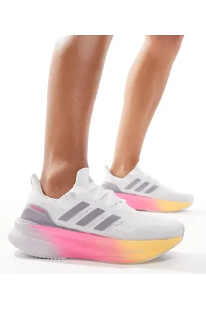 adidas Adidas Running - Ultraboost 5 - Grå og pink sneakers-Hvid