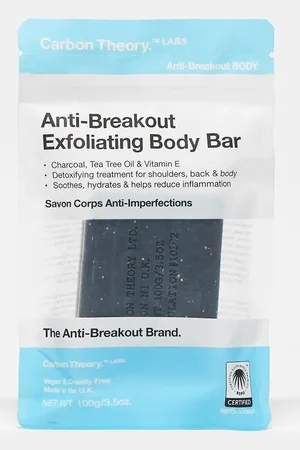 Carbon Theory Charcoal and Tea Tree Oil Breakout Control Exfoliating Body Bar - 100 g