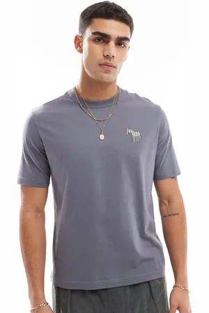 Paul Smith Koksgrå T-shirt med zebralogo