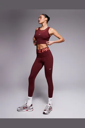 Nike Nike Pro Training - Dri-FIT - formende leggings med høj talje-Rød