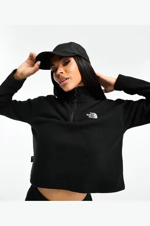 The North Face Glacier 100 - cropped fleece med 1/4 lynlås