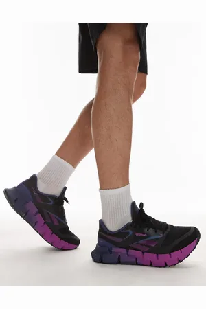 Reebok Floatzig - Sorte og lilla løbesneakers