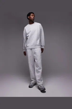 Topman Sæt med oversized sweatshirt og joggingbukser med lige ben i