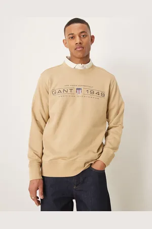 GANT 1949 - sweatshirt med skjoldlogo-Neutral