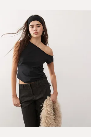 COLLUSION Og kortærmet offshoulder-top