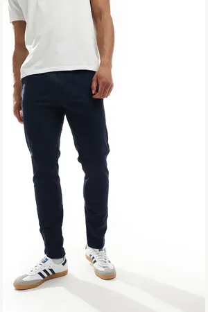 ASOS Navy skinny chinos fra