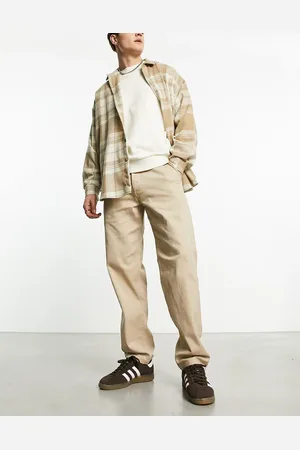 JACK & JONES Intelligence - Kane - Beige løstsiddende chinos-Neutral