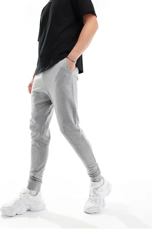 ASOS Essentials - Gråmelerede skinny-joggingbukser