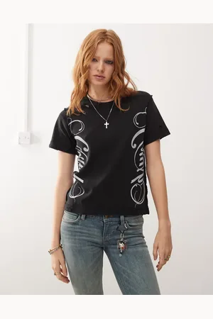 Cheap Monday Vasket T-shirt med korte ærmer og grafisk 