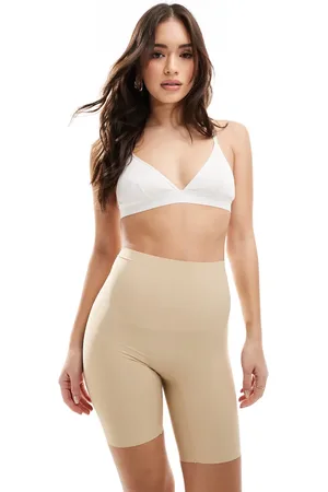 Pieces® Beige og sømløse shorts-Neutral