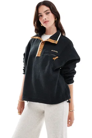 Columbia Helvetia II - Cropped fleece med halv knapstolpe i
