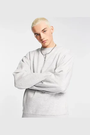COLLUSION Gråmeleret sweatshirt