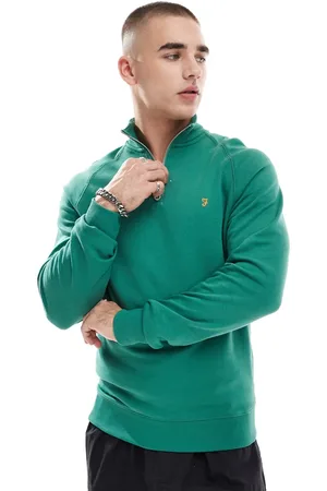Farah Jim - sweatshirt med kvart lynlås