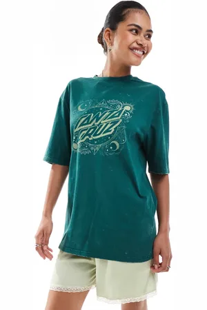 Santa Cruz Oversized T-shirt med kosmisk logoprint i
