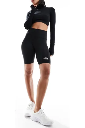 The North Face Flex - Sorte leggingsshorts med logo
