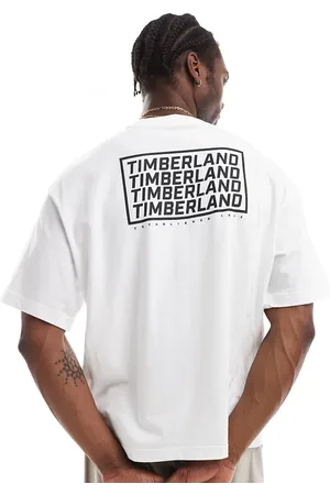Timberland Oversized og T-shirt med gentaget logoprint - Kun hos ASOS