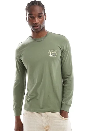 Lee Union Alls - Workwear - Langærmet T-shirt med logoprint på ryggen i grøn