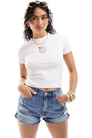 JJXX Hvid baby-t-shirt med margaritaprint
