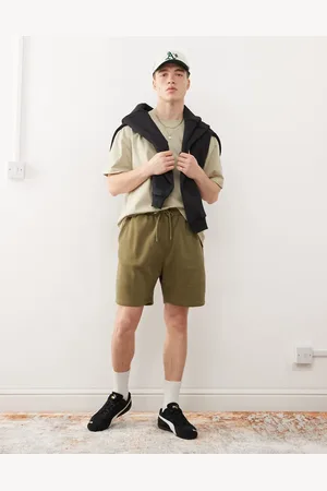 Weekday Kakifarvede jerseyshorts - Kun hos ASOS-Grøn