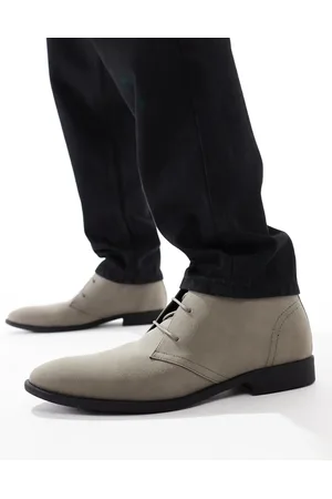 ASOS Grå chukka-støvler med snørebånd-Neutral