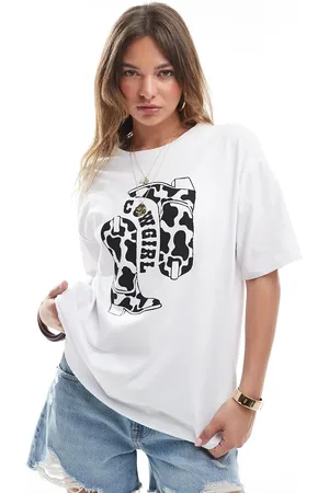 Pieces® Og oversized T-shirt med 