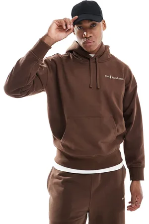Ralph Lauren Oversized afslappet hættetrøje med tekst- og spillerlogo i kraftigt fleece - Del af sæt