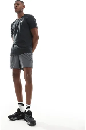 adidas Adidas - Training Essentials - Grå vævede shorts på 5 tommer