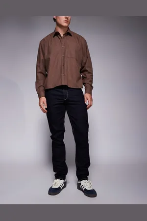 River Island Vasket indigoblå jeans i skinny fit-Marineblå