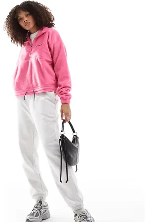 Columbia Brushy Bay - Pink fleece med halv lynlås-Lyserød