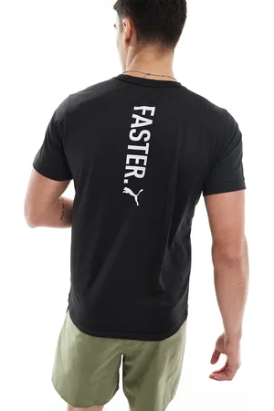 PUMA T-shirt med "Faster"-grafik