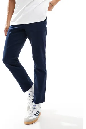 ASOS Navy smalle chinos fra
